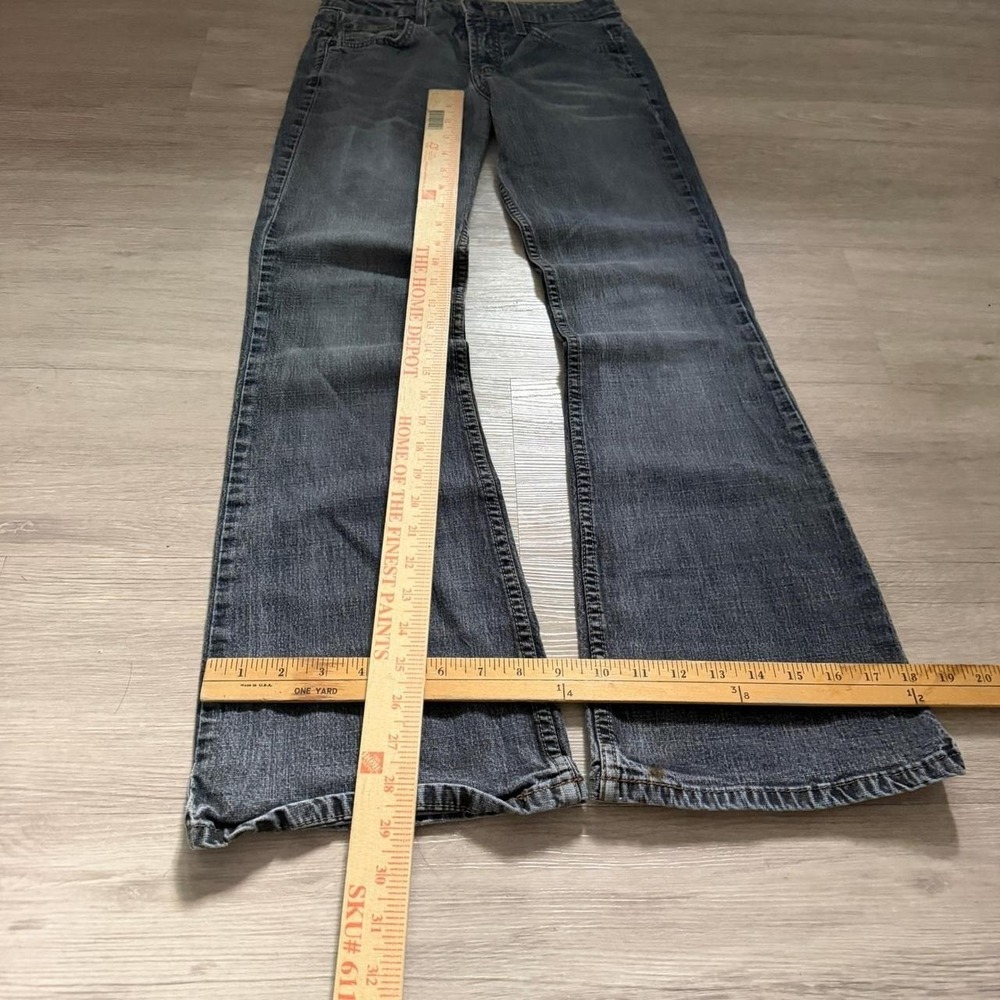 26x30 Black Grunge Bootcut Jeans Y2K 2000s Vintage - Picture 2 of 6
